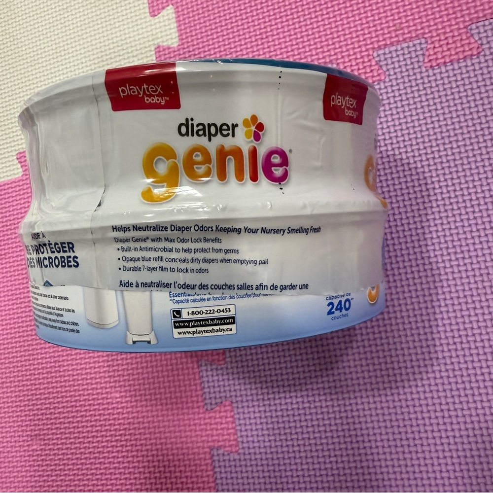 Playtex Diaper Genie Refill with Colorful Logo